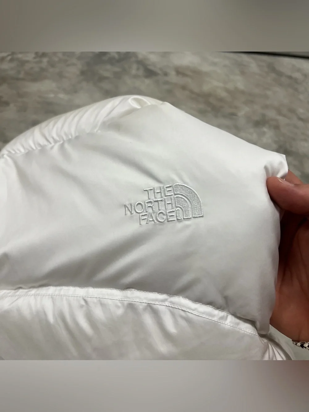 The North Face Nuptse 2 Puffer Vest 700 Fill Goose Down White Women’s Size Large